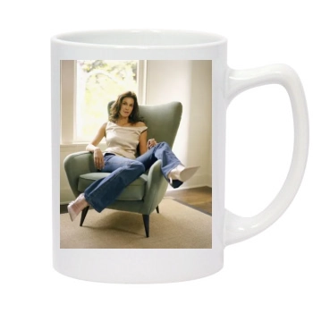 Teri Hatcher 14oz White Statesman Mug