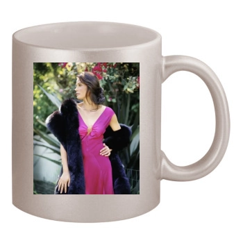 Teri Hatcher 11oz Metallic Silver Mug