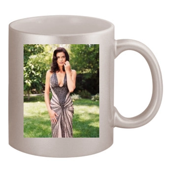 Teri Hatcher 11oz Metallic Silver Mug