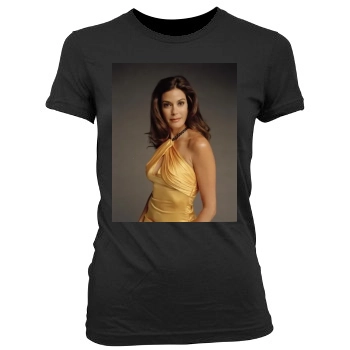 Teri Hatcher Women's Junior Cut Crewneck T-Shirt