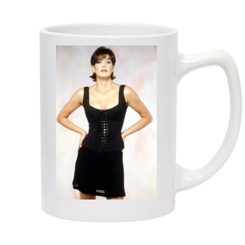 Teri Hatcher 14oz White Statesman Mug