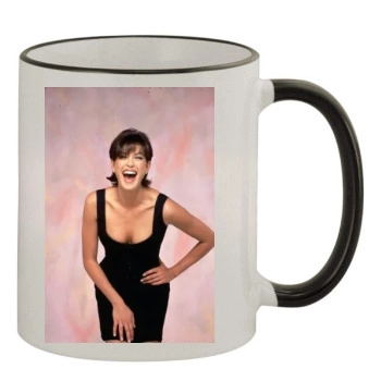 Teri Hatcher 11oz Colored Rim & Handle Mug