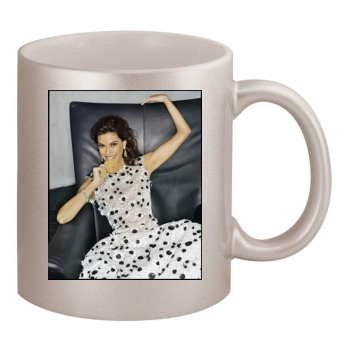 Teri Hatcher 11oz Metallic Silver Mug