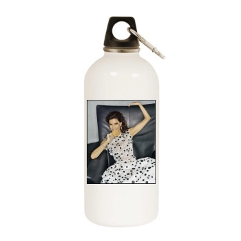 Teri Hatcher White Water Bottle With Carabiner