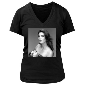 Teri Hatcher Women's Deep V-Neck TShirt