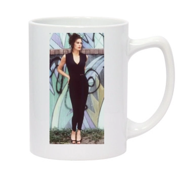 Teri Hatcher 14oz White Statesman Mug