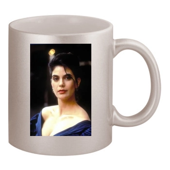 Teri Hatcher 11oz Metallic Silver Mug