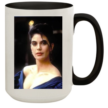 Teri Hatcher 15oz Colored Inner & Handle Mug