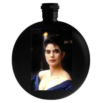 Teri Hatcher Round Flask