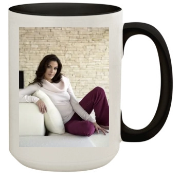 Teri Hatcher 15oz Colored Inner & Handle Mug