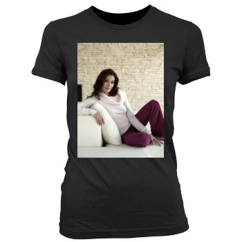 Teri Hatcher Women's Junior Cut Crewneck T-Shirt