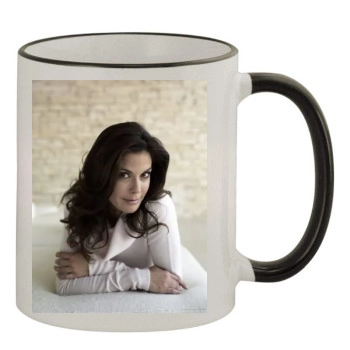 Teri Hatcher 11oz Colored Rim & Handle Mug