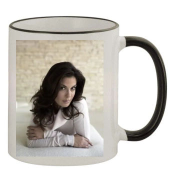 Teri Hatcher 11oz Colored Rim & Handle Mug