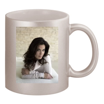 Teri Hatcher 11oz Metallic Silver Mug