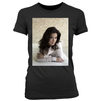 Teri Hatcher Women's Junior Cut Crewneck T-Shirt