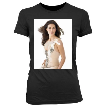 Teri Hatcher Women's Junior Cut Crewneck T-Shirt