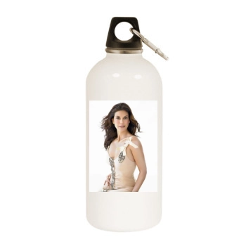 Teri Hatcher White Water Bottle With Carabiner