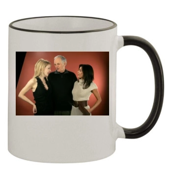 Teri Hatcher 11oz Colored Rim & Handle Mug