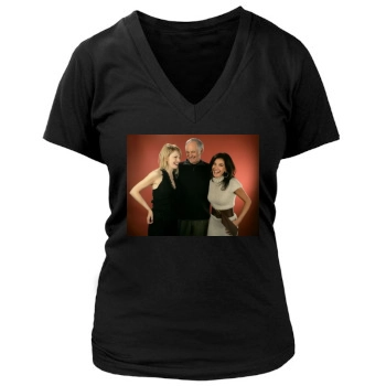 Teri Hatcher Women's Deep V-Neck TShirt