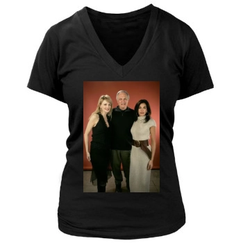 Teri Hatcher Women's Deep V-Neck TShirt