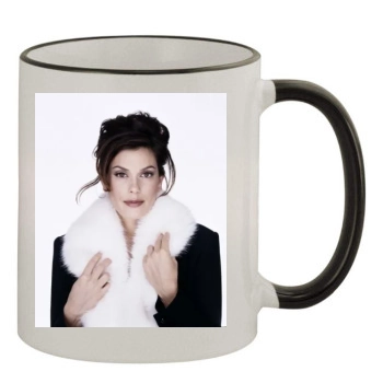 Teri Hatcher 11oz Colored Rim & Handle Mug