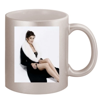 Teri Hatcher 11oz Metallic Silver Mug