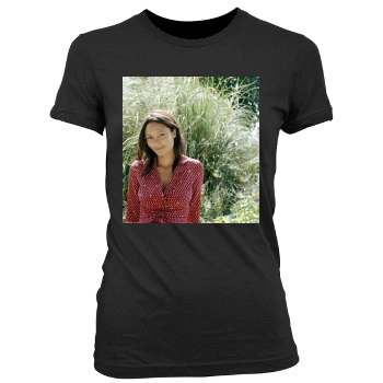 Thandie Newton Women's Junior Cut Crewneck T-Shirt