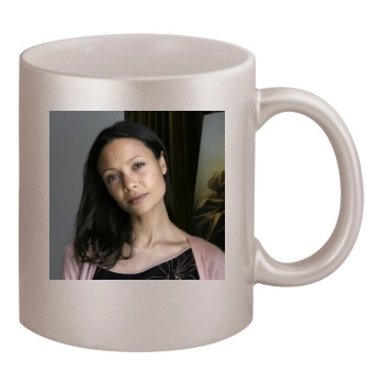 Thandie Newton 11oz Metallic Silver Mug