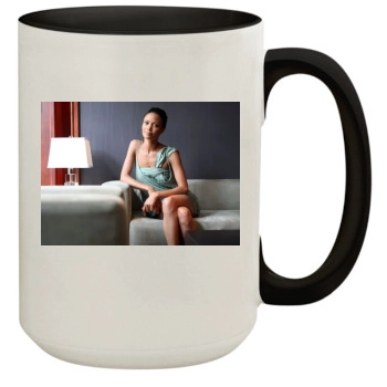 Thandie Newton 15oz Colored Inner & Handle Mug