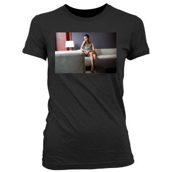 Thandie Newton Women's Junior Cut Crewneck T-Shirt