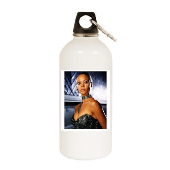 Thandie Newton White Water Bottle With Carabiner