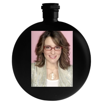 Tina Fey Round Flask