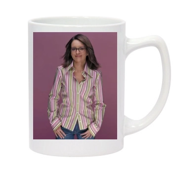 Tina Fey 14oz White Statesman Mug