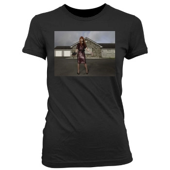 Tori Amos Women's Junior Cut Crewneck T-Shirt