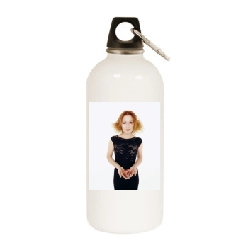 Tori Amos White Water Bottle With Carabiner