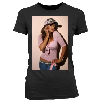 Traci Bingham Women's Junior Cut Crewneck T-Shirt