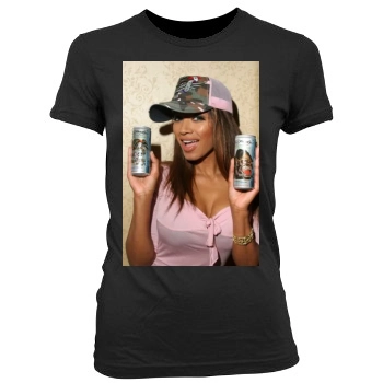 Traci Bingham Women's Junior Cut Crewneck T-Shirt