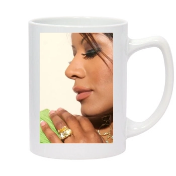 Traci Bingham 14oz White Statesman Mug