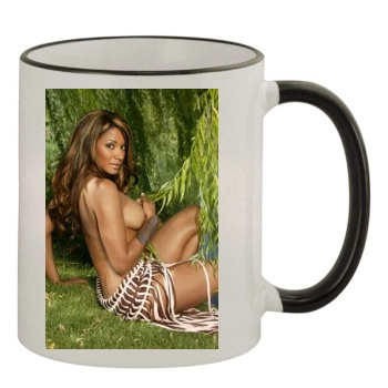 Traci Bingham 11oz Colored Rim & Handle Mug