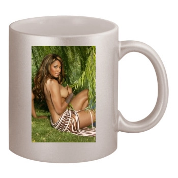 Traci Bingham 11oz Metallic Silver Mug