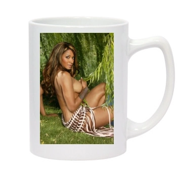 Traci Bingham 14oz White Statesman Mug