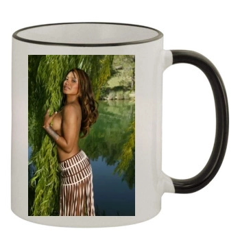 Traci Bingham 11oz Colored Rim & Handle Mug