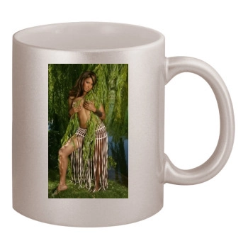 Traci Bingham 11oz Metallic Silver Mug