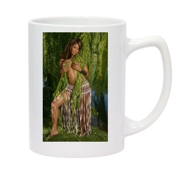 Traci Bingham 14oz White Statesman Mug