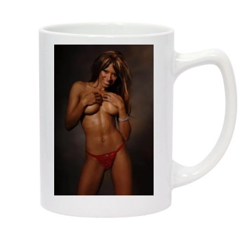 Traci Bingham 14oz White Statesman Mug