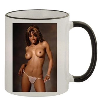 Traci Bingham 11oz Colored Rim & Handle Mug