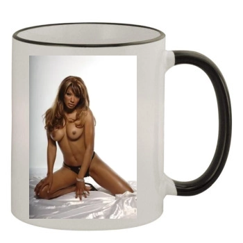 Traci Bingham 11oz Colored Rim & Handle Mug