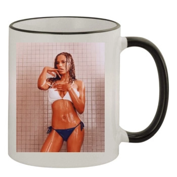 Traci Bingham 11oz Colored Rim & Handle Mug