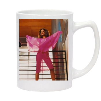 Traci Bingham 14oz White Statesman Mug