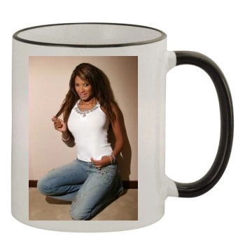 Traci Bingham 11oz Colored Rim & Handle Mug